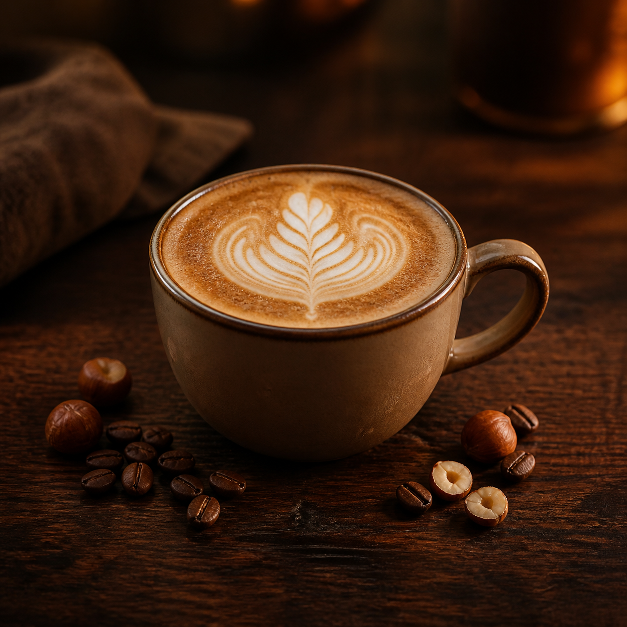 Cappuccino noisette velouté